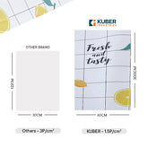 Kuber Industries PET Wallpaper for Walls in Kid’s Room and Kitchen|Self-Adhesive, Oilproof, Heat Resistant and Waterproof I DIY Designer Wall Sticker I Set of 2 Rolls, 60cmx300cm (Pack of 2)